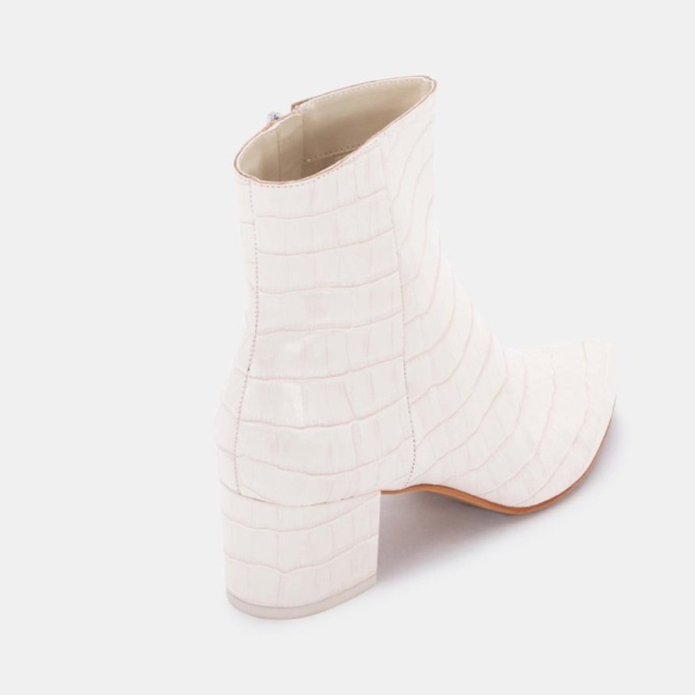 nib || BEL Bootie in Ivory Croco - Picture 5 of 6